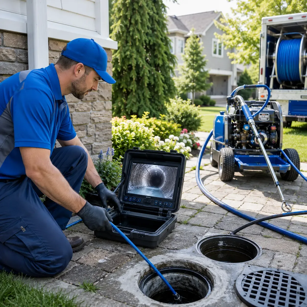 Outdoor drain cleaning professionals serving Wilmington, MA